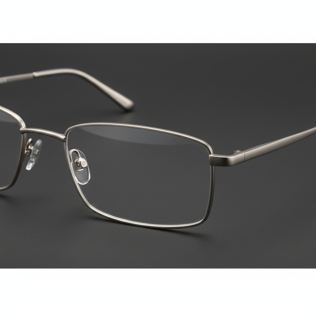 Sophisticated Titanium Rectangular Frames