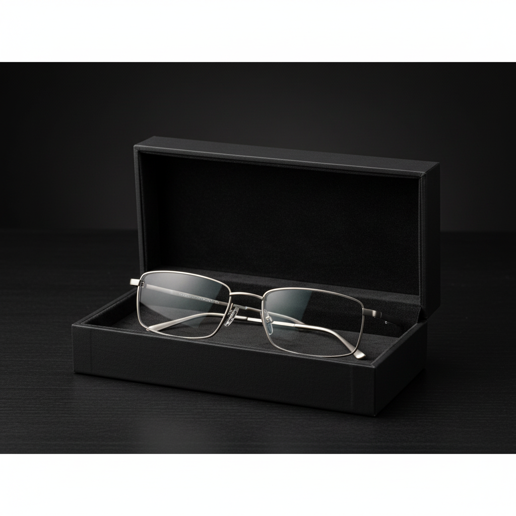 Sophisticated Titanium Rectangular Frames