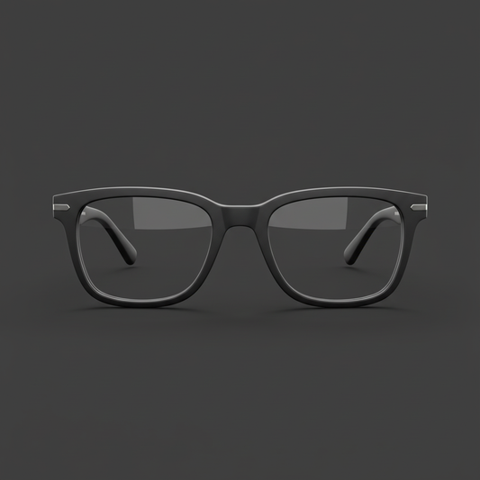 Modern Black Square Eyeglasses