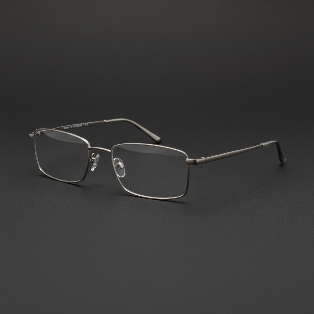 Sophisticated Titanium Rectangular Frames